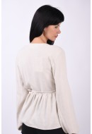 Bluza Dama Selected Slframi Wrap Sandshell